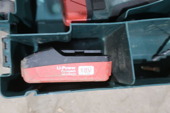 Akku bore/skruemaskine METABO BS 18 LI med 2 stk. batterier og lader
