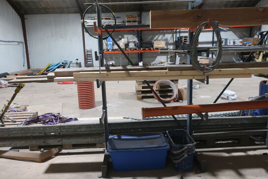 Grenreol med div. Jern og træ