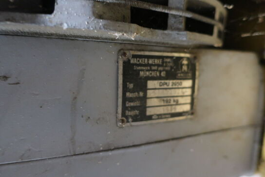 Pladevibrator WACKER NEUSON DPU 2050