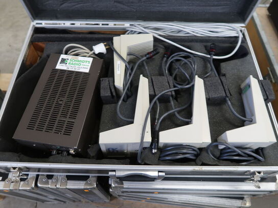 6 stk. Flightcases med indhold (se beskrivelse)