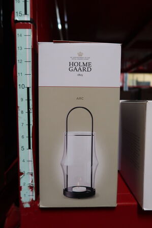 Holmegaard ARC lanterne lille klar H25,5 cm