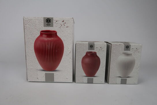 3 stk. ass. Knabstrup Vaser