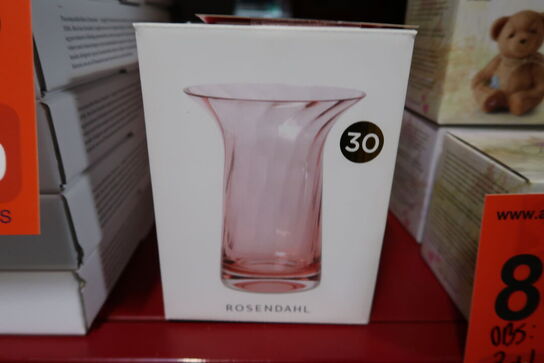 Rosendahl Filigran Optic jubilæums vase blush H16 cm