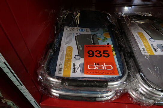 3 stk. Shoppekurv med køl 35 liter - Blå