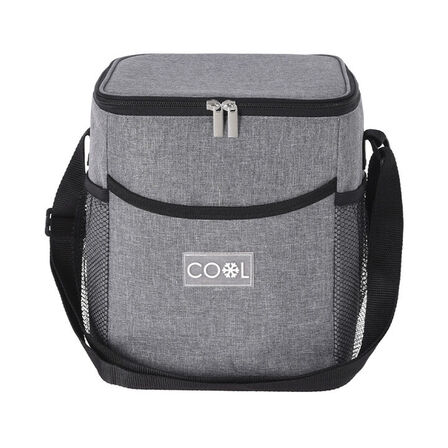 4 stk. Køletaske assorterede -  grå 12 liter