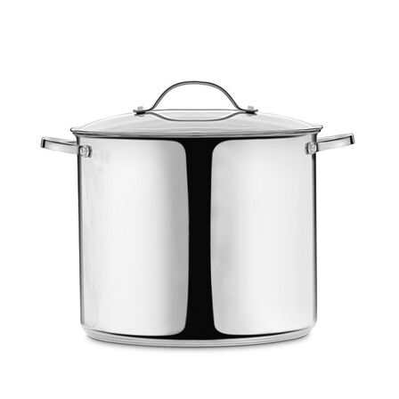 Suppegryde med glaslåg 14 liter uden belægning