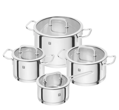 Zwilling Moment Grydesæt - 4 stk inkl. låg