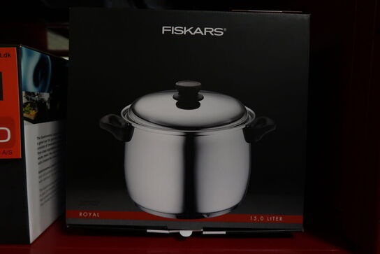 Fiskars Royal Suppegryde m. Låg 15 L 