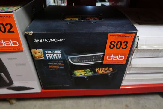 Gastronoma Low Fat dobbelt airfryer & dehydrator sort 9 liter 2400 watt