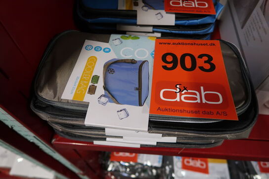 5 stk. Køletaske 8 liter - Grå/Brun