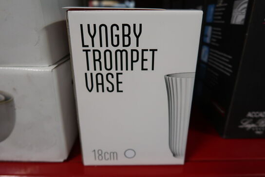 Lyngby vase trompet 18 cm
