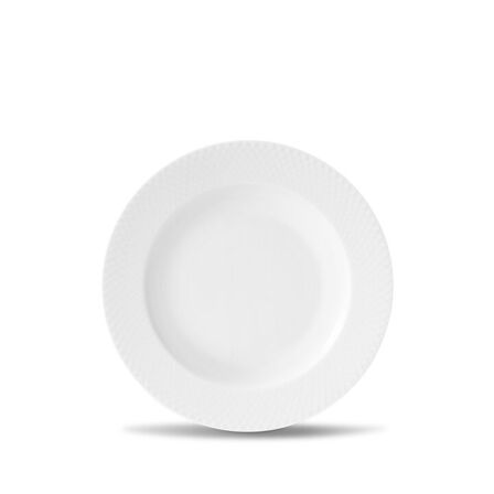 5 stk. Lyngby Porcelæn Rhombe dyb tallerken 23 cm