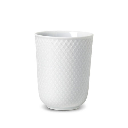 5 stk. Lyngby Porcelæn Rhombe Krus Hvid 33 cl