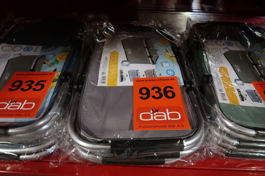 3 stk. Shoppekurv med køl 35 liter - Grå