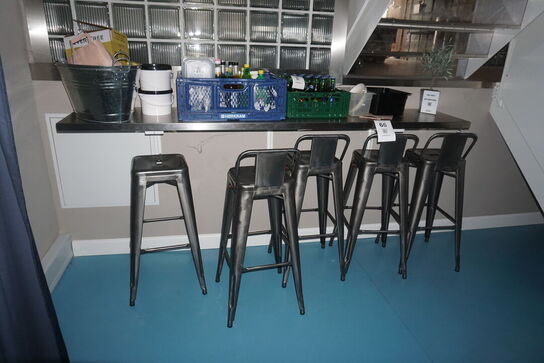 Bardisk inkl. 5 stk. stole  