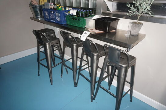 Bardisk inkl. 5 stk. stole  