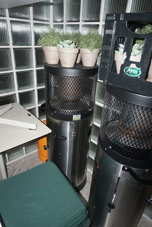 2 stk. terrassevarmere ENDERS  