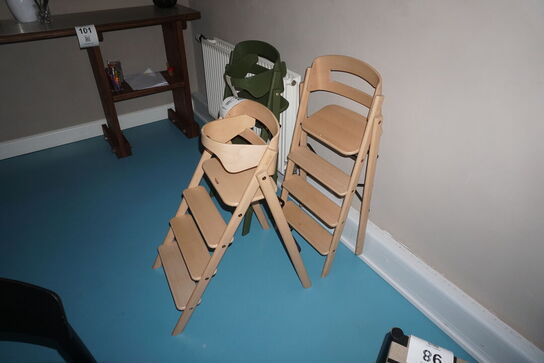 3 stk. højstole KAOS KLAPP