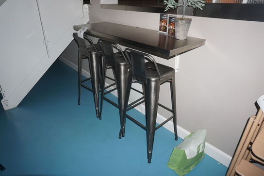 Bardisk inkl. 3 stk. stole  