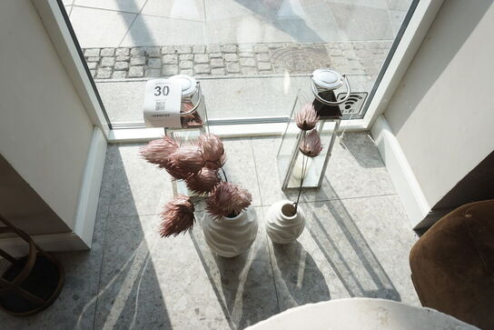 2 stk. lanterner & 2 stk. vaser  