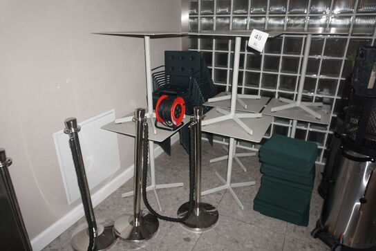 4 stk. afspæringsstolper  