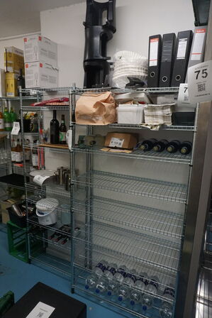 4 stk. stålreoler uden indhold  