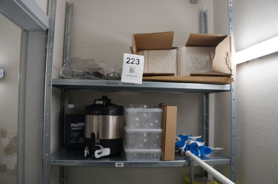 Diverse sugerør, ståluld, m.v.