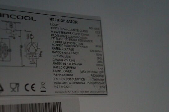 Displaykøler SCANCOOL SD420E