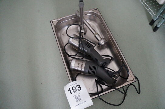 2 stk. stagblender ROBOT COUPE MINI MP 240 VV