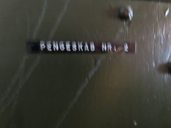 Pengeskab, CARL LUDVIGSEN FABRIK KJÖBENHAVN