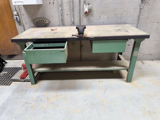 Filebænk m. skruestik