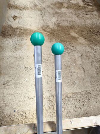 2 stk. BARON håndstamper med vinkel