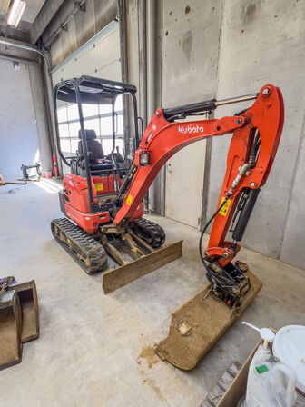 Hybrid (el/diesel) minigraver KUBOTA U17-3 1.65t