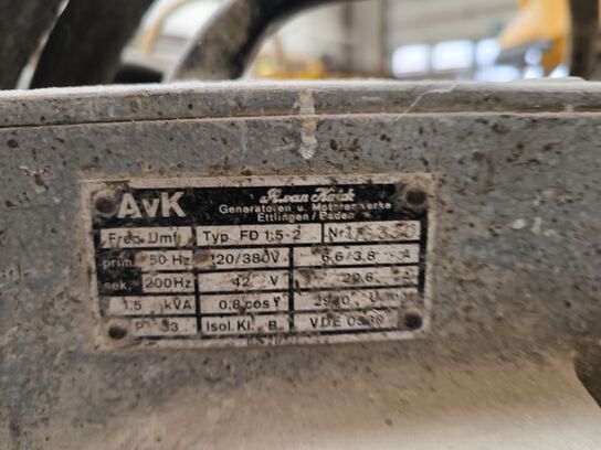 Betonvibrator inkl. motor