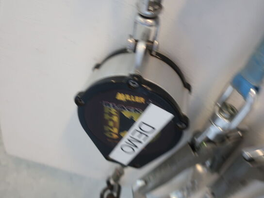 Div. sikringsgrej, faldblokke m.v. inkl. stativ