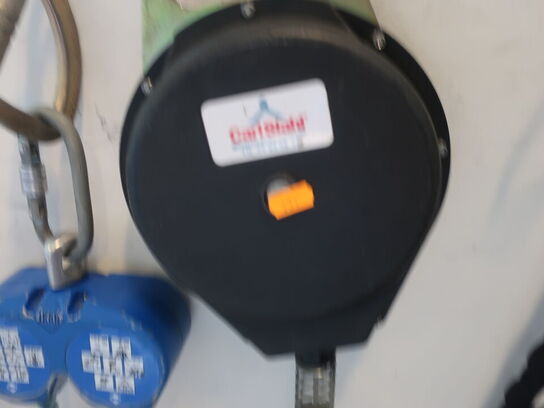 Div. sikringsgrej, faldblokke m.v. inkl. stativ