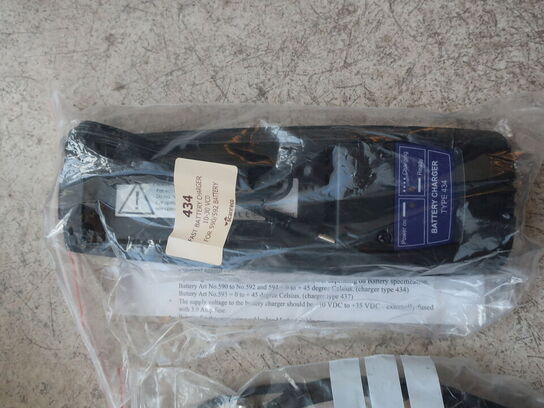 Batteri, ladere m.v. SCANRECO (til kranfjernbetj.)