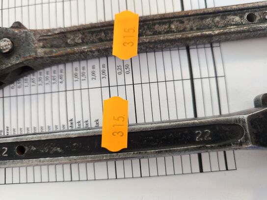 3 stk. 22 mm specialnøgler