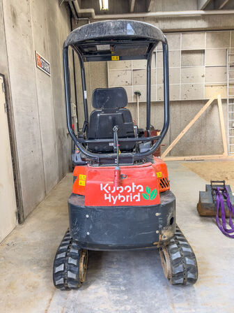 Hybrid (el/diesel) minigraver KUBOTA U17-3 1.65t