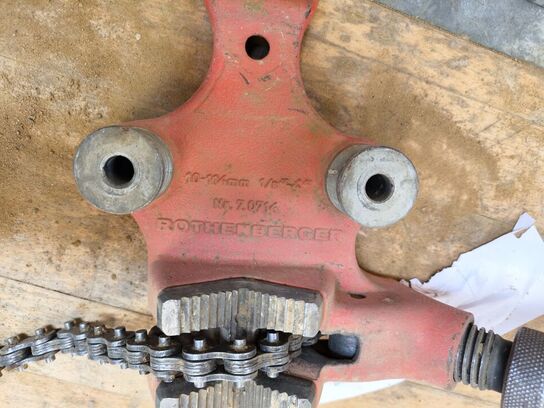 Filebænk m. RIDGID kæberørholder