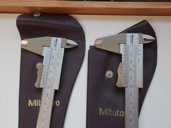 2 stk. MITUTOYO skydelære 