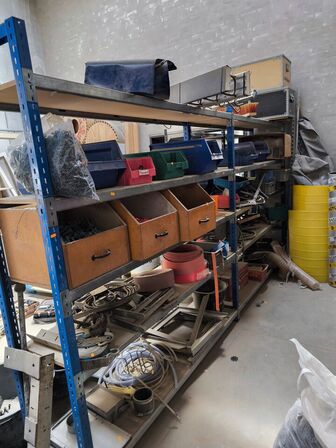 Lagerreol 2 fag UDEN indhold