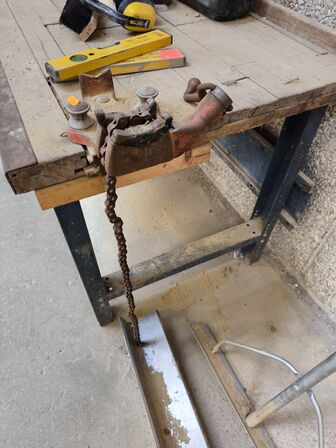 Filebænk inkl. indhold