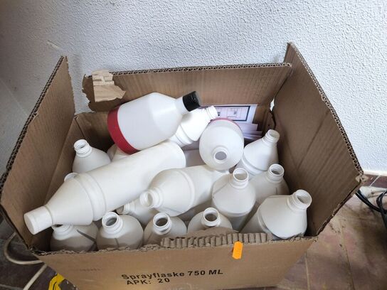 4 ds. MERCALIN markeringsspray & tomme plastflasker