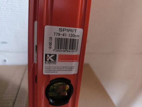 2 stk. vaterpas KAPRO 779 SPIRIT 120 cm (ubrugt)