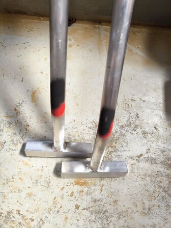 2 stk. BARON håndstamper med vinkel