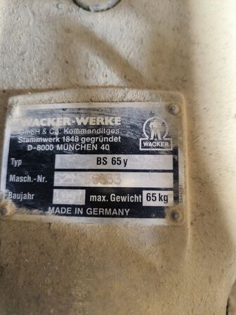 Jordloppe WACKER BS 65y
