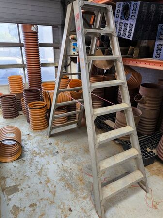 A-stige JUMBO 8 trin 1,95m alu