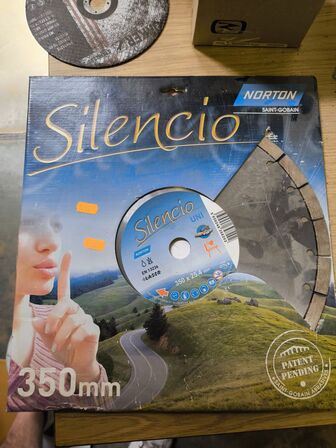 Savklinge NORTON 350x25,4 mm