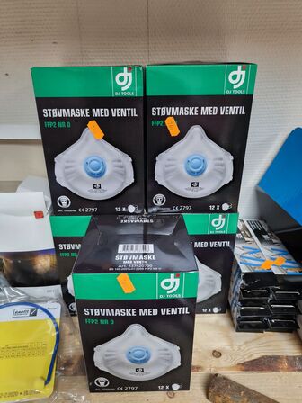5 ks. DJ TOOLS støvmasker FFP NR D